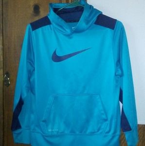 Blue Nike Boys Therma Wear Hoodie/ Large